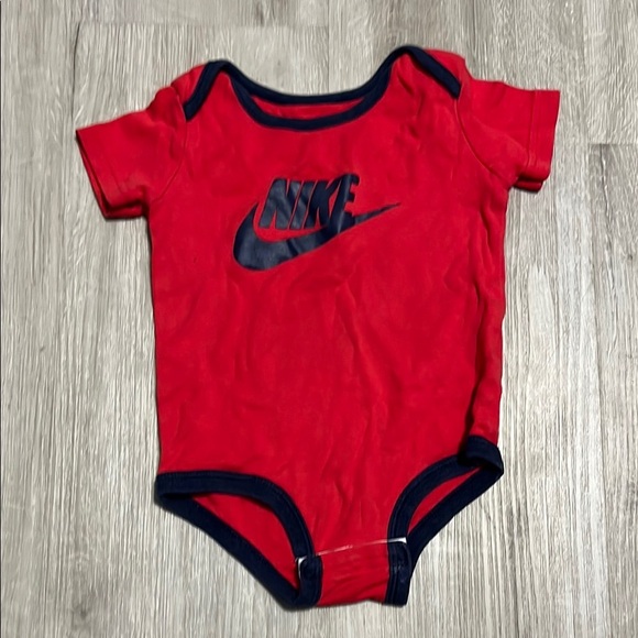 Nike Red Baby Onesie - Picture 1 of 1